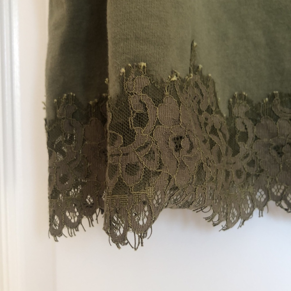 FENTY X PUMA Lace Trim Camisole Olive Green - Picture 8 of 12